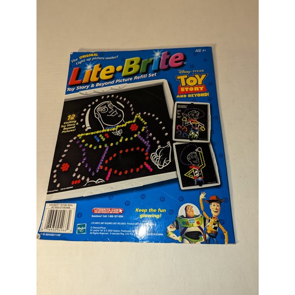 Vintage 1967 Lite Brite Lot Hasbro Hassenfield Bros. Pegs Sheets Extra's - Picture 13 of 15